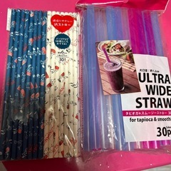 スヌーピー紙ストロー＆タピオカストローセット