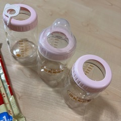 【新品】ほほえみミルク　【美品】ピジョン　母乳相談室　哺乳瓶　セット（単品希望も可
）の画像