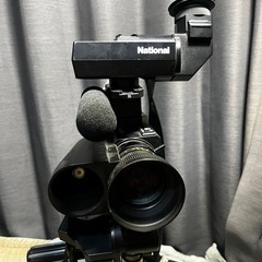 ナショナル　カラービデオカメラ　VZ-C70　三脚セット　スタンド付きの画像