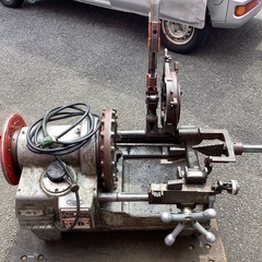 【通電確認済み】レッキス REX パイプマシン ねじ加工機 メタルソーカッタ付 レッキス工業 REX工業の画像