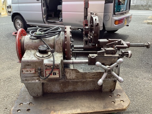 【通電確認済み】レッキス REX パイプマシン ねじ加工機 メタルソーカッタ付 レッキス工業 REX工業