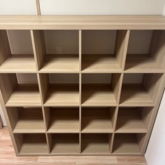 ☆IKEA製収納棚(KALLAX)、色ホワイトオーク☆解体してお渡し