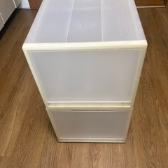 プラスチック引出し4個の画像