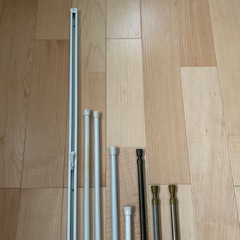 今週末迄・突っ張り棒7本とピクチャーレール の画像