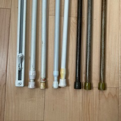 今週末迄・突っ張り棒7本とピクチャーレール の画像
