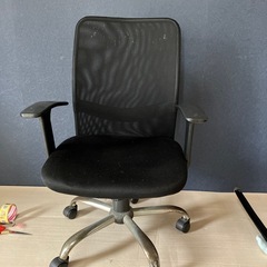 メッシュチェア黒