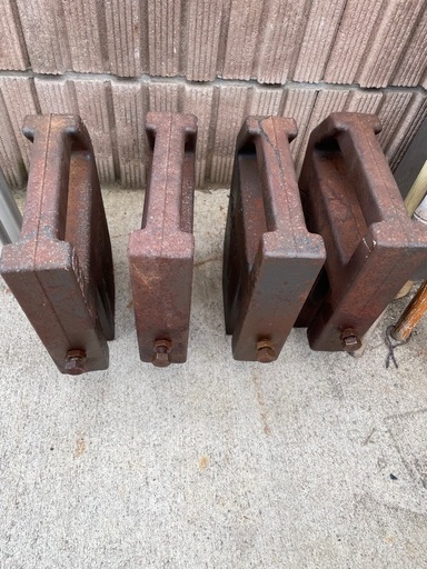 イセキトラクター用 ウエイト 15kg（4個セット）