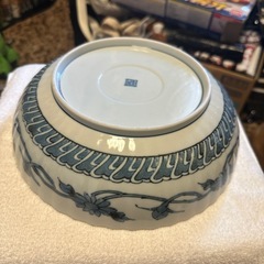 美濃焼 龍峯窯 龍峰窯 祥瑞花丸紋 盛鉢 1客 大鉢 菓子鉢 豪華の画像
