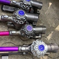 ジャンク ダイソン4本セット掃除機の画像