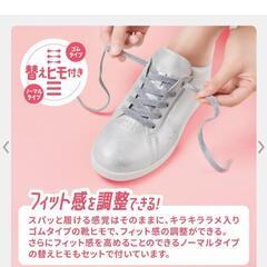スパット履けるスニーカー　25.0cmの画像