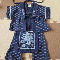 お寿司　男の子服　上下セット　80