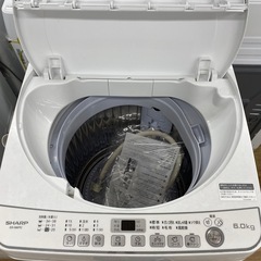全自動洗濯機 SHARP ES-G60TC 2018年製 【トレファク東大阪店】
