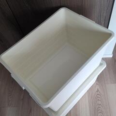 【IKEA】フタ付き収納ボックス×2個(ソッケルビート)の画像