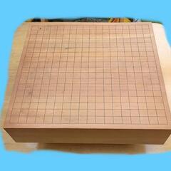木製 囲碁盤 ヘソ付き　クチナシの足付き　中古の画像