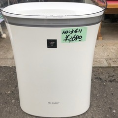 NO：3611  SHARP空気清浄機‼️2018年製超お買い得品❣️