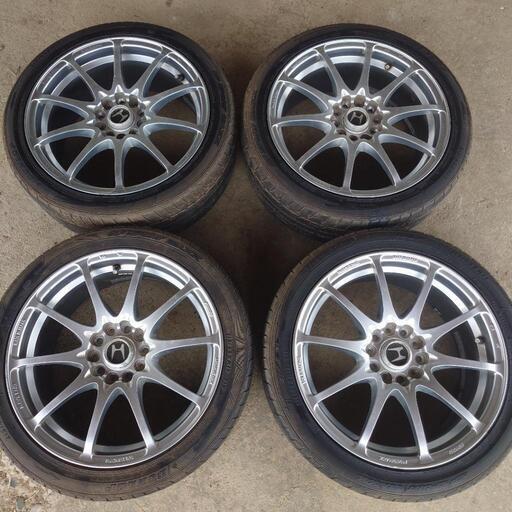 鍛造RAYSレイズ超軽量CE28NF17インチホイール4本セット