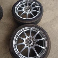 鍛造RAYSレイズ超軽量CE28NF17インチホイール4本セットの画像