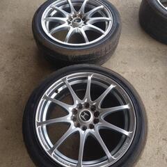 鍛造RAYSレイズ超軽量CE28NF17インチホイール4本セットの画像