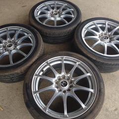 鍛造RAYSレイズ超軽量CE28NF17インチホイール4本セットの画像