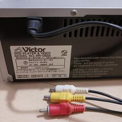 🌸本日㈰限定価格🌸■通電確認済み■Victor ビクター■DVDプレーヤー 一体型S-VHSビデオ HR-DS55■2211C■の画像