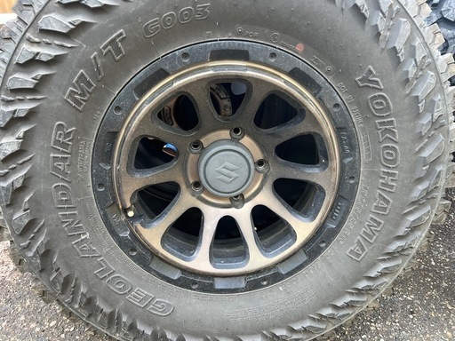【引取限定】バリ山　2023年　ジオランダー　235/85R16 ＋アルミ4本