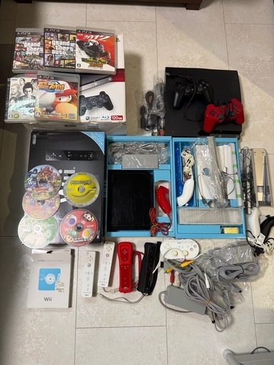 プレステ3 Wii まとめ売り (M＆M) 岡山のテレビゲームの中古