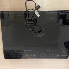 アイリスオーヤマ　2口IHコンロ&置き台