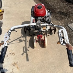 三菱　手押し型小型耕運機の画像