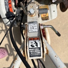 三菱　手押し型小型耕運機の画像