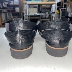 Figurino　フィグリーノ　ストラップサンダル　レディース　23.5㎝　ブラック　黒　中古　③の画像