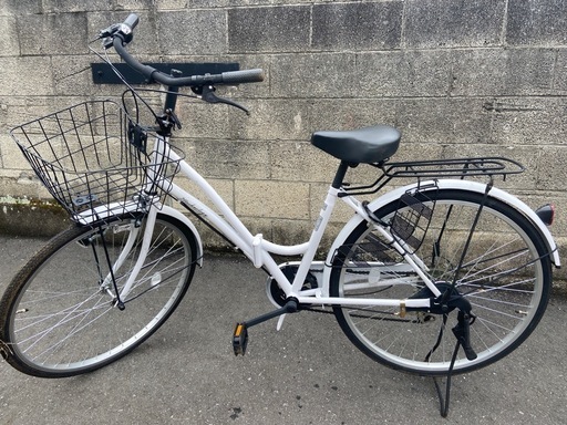 ママチャリ　白