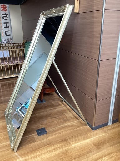 スタンドミラー【町田市再生家具】　250479