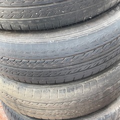 アルミホイール4本セット(タイヤ付き)の画像