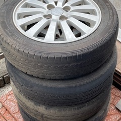 アルミホイール4本セット(タイヤ付き)
