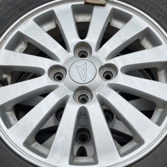 アルミホイール4本セット(タイヤ付き)の画像