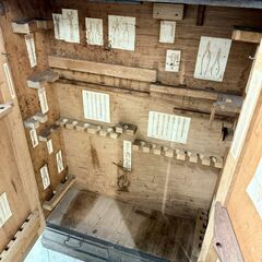 昭和レトロ 工具棚 飾り棚 現状品の画像