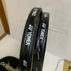 テニスラケット　ヨネックス　BORON SUPER400  2本セット　軟式　（0220j2）の画像