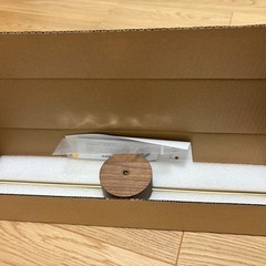 【新品未使用】　タオル掛け タオルラック　タオルバー 真鍮 洗面所 壁 タオルハンガー　 タオルホルダー 無垢ウォールナット 木製 天然木 シンプル 北欧　40cm　施主支給の画像