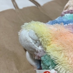 ②ユニコーンのぬいぐるみの画像