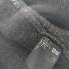 UNIQLO　スフレヤーン　ベルテッドロングニットコート　M　の画像