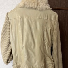ファー付きジャケットMの画像