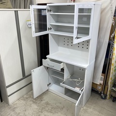 6月限定20％OFF? 配達可能? 食器棚 コンセント付き キッチン収納