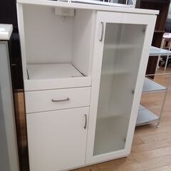 ★ジモティ割あり★ ニトリ 食器棚 ホワイト H115×D41×...