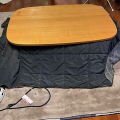 無印良品　こたつ　ローテーブル　布団（上・下）付き