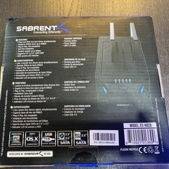 【商談中】【無料・未使用】Sabrent USB 3.0 デュアルベイ HDD ドッキングステーションの画像