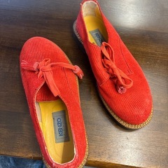 A2505-399 KENZO 25.5㎝　赤　キズ汚れ有りの画像