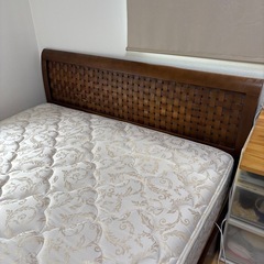 【大塚家具】ダブルベッド、マットレスの画像