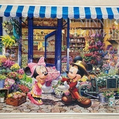 ディズニー ジグソーパズル 2000ピース 完成品とアルミ製フレーム