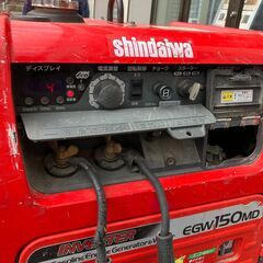 中古】【動作OK】【店頭引取限定】エンジン溶接機兼発電機 新ダイワ EGW150MD-Ⅰ 132,000円の画像