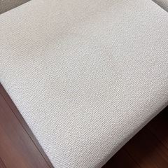 【取引完了
】3人掛けソファー　スツール付きの画像